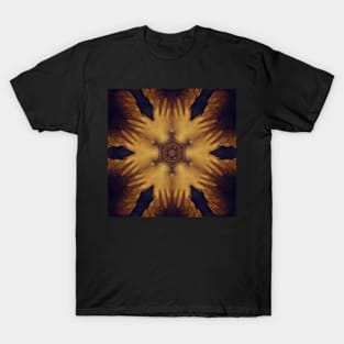 Mandalisa Kaleidoscope [Hands] Pattern (Seamless) 3 T-Shirt